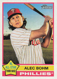 2025 Topps Heritage Baseball Alec Bohm #240