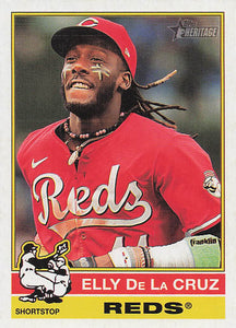 2025 Topps Heritage Baseball Elly De La Cruz #263