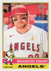 2025 Topps Heritage Baseball Brandon Drury #283