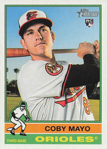 2025 Topps Heritage Baseball Coby Mayo #340 RC