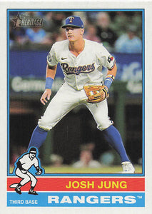 2025 Topps Heritage Baseball Josh Jung #355