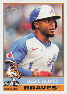 2025 Topps Heritage Baseball Ozzie Albies #365