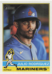 2025 Topps Heritage Baseball Julio Rodriguez #369