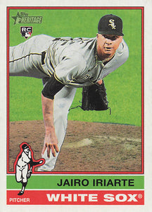 2025 Topps Heritage Baseball Jairo Iriarte #385 RC