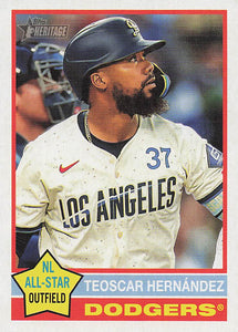 2025 Topps Heritage Baseball Teoscar Hernandez #395