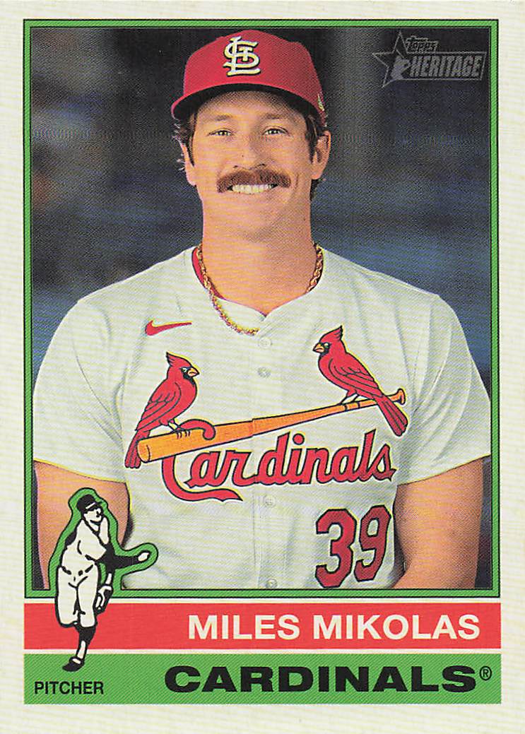 2025 Topps Heritage Baseball Miles Mikolas #426