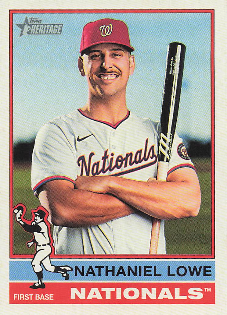 2025 Topps Heritage Baseball Nathaniel Lowe #485