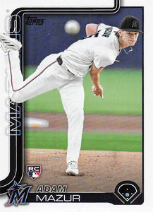 2025 Topps Series 1 Baseball Adam Mazur #309 RC