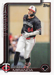 2025 Topps Series 1 Baseball Jose Miranda #310