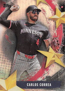 2025 Topps Series 1 Baseball Stars of MLB Carlso Correa #SMLB-28