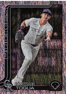 2025 Topps Series 1 Baseball Confetti Michael Toglia #48
