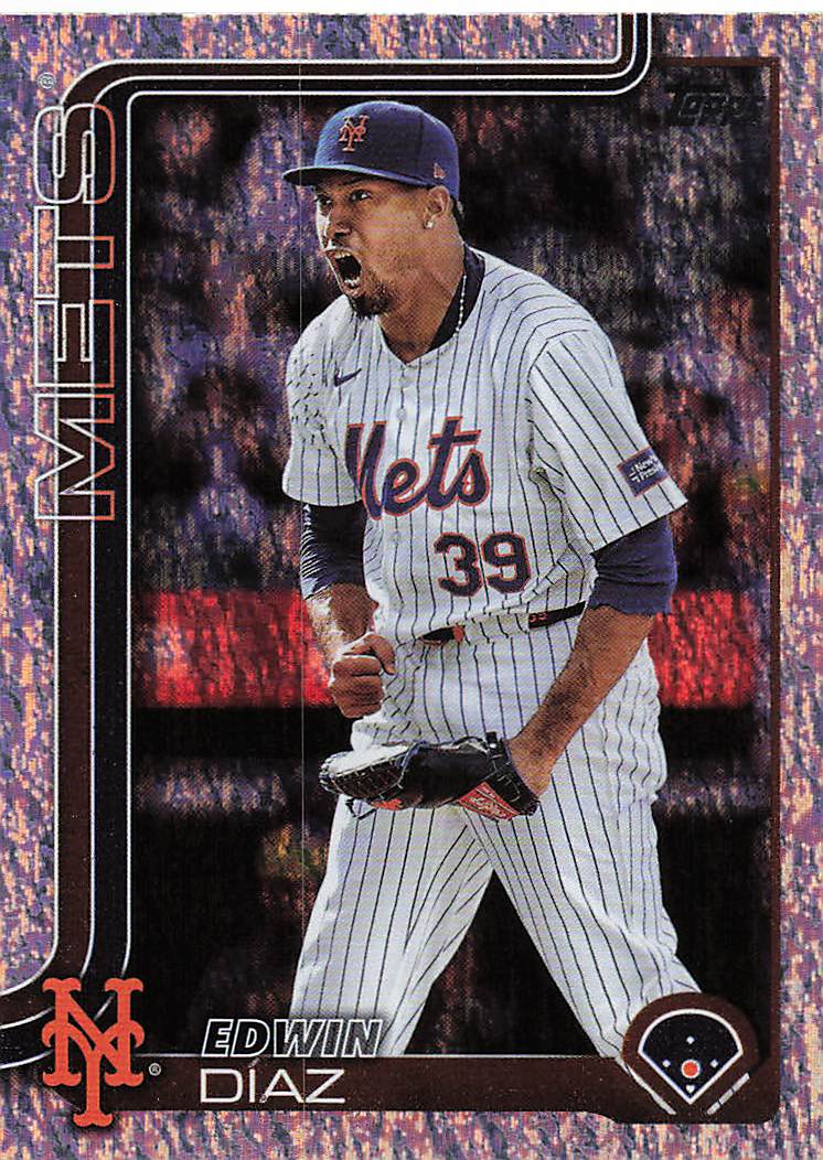2025 Topps Series 1 Baseball Confetti Edwin Diaz #286