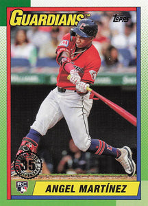 2025 Topps Series 1 Baseball 1990 Topps Baseball Angel Martinez #T90-21 RC