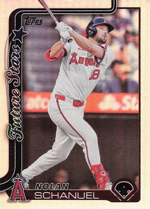 2025 Topps Series 1 Baseball Rainbow Foil Nolan Schanuel #210