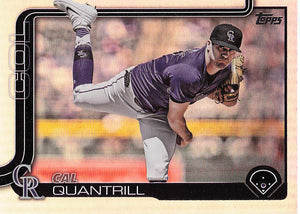 2025 Topps Series 1 Baseball Rainbow Foil Cal Quantrill #301
