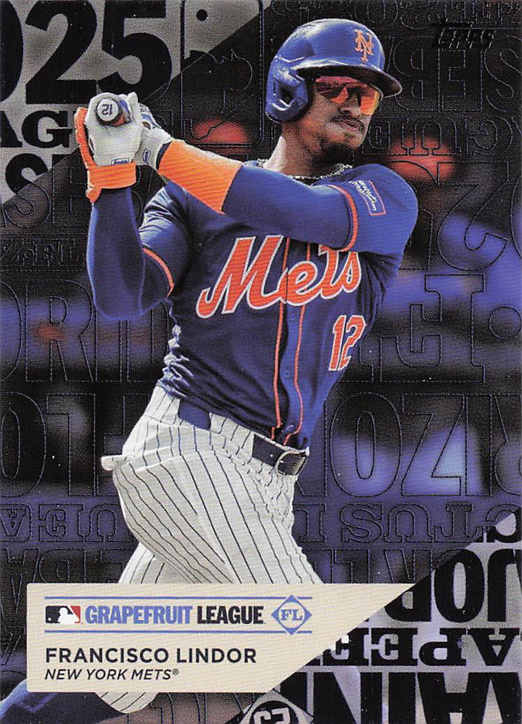 2025 Topps Series 1 Baseball Training Grounds Francisco Lindor #TG-11