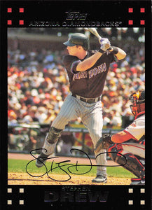 2007 Topps Baseball Stephen Drew #285