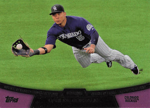 2013 Topps Baseball Chase It Down Carlos Gonzalez #CD-12