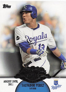 2013 Topps Baseball Making Their Mark Salvador Perez #MM-15