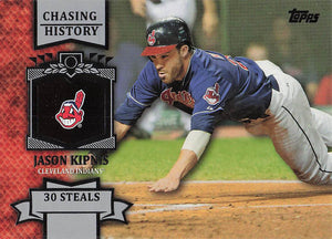 2013 Topps Baseball Chasing History Jason Kipnis #CH-51