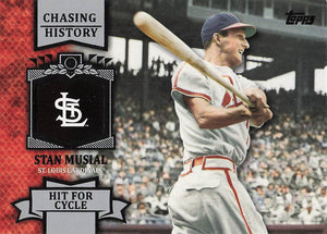 2013 Topps Baseball Chasing History Stan Musial #CH-74