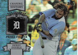 2013 Topps Baseball Chasing History Silver Foil Prince Fielder #CH-90