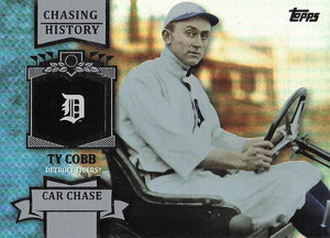 2013 Topps Baseball Chasing History Silver Foil Ty Cobb #CH-94