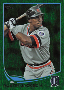 2013 Topps Baseball Emerald Foil Austin Jackson #642