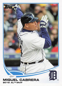 2013 Topps Baseball Miguel Cabrera #374