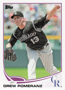 2013 Topps Baseball Drew Pomeranz #461