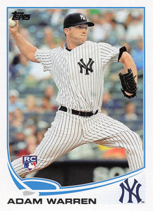 2013 Topps Baseball Adam Warren #469 RC
