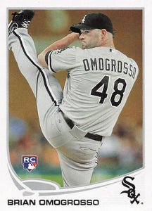 2013 Topps Baseball Brian Omogrosso #474 RC