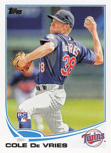 2013 Topps Baseball Cole De Vries #636 RC