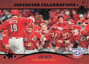 2013 Topps Opening Day Baseball Superstar Celebrations Joey Votto #SC-4