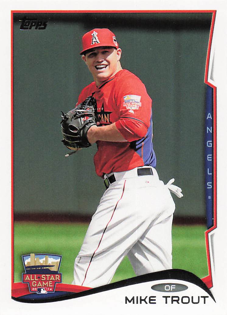 2014 Topps Update Series Baseball Mike Trout #US-54