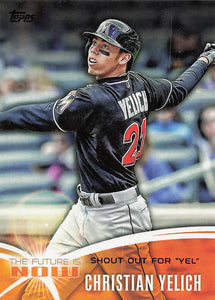 2014 Topps Update Series Baseball The Future is now Christian Yelich #FN-CY2