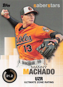 2014 Topps Baseball Saber Stars Manny Machado #SST-19