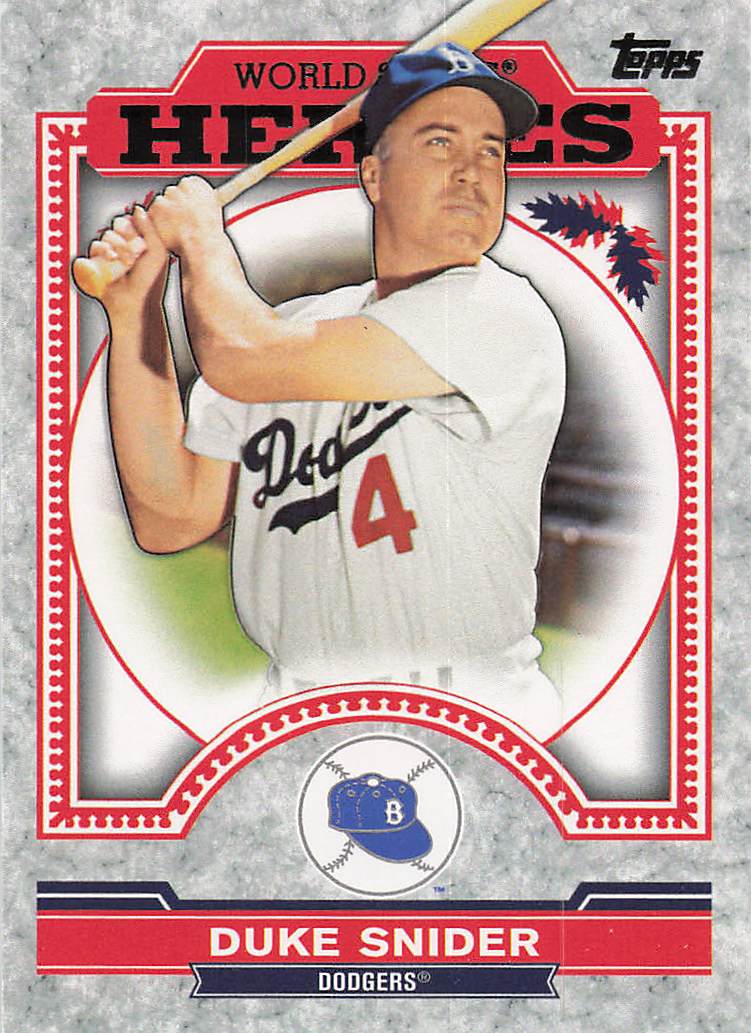 2014 Topps Update Series Baseball World Series Heroes Duke Snider #WSH-DS