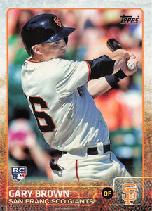 2015 Topps Baseball Gary Brown #139 RC