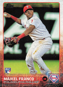 2015 Topps Baseball Maikel Franco #309 RC