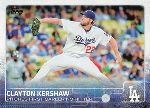 2015 Topps Baseball Clayton Kershaw #317