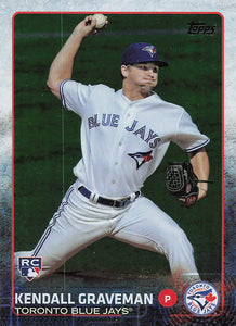 2015 Topps Baseball Rainbow Foil Kendall Graveman #14 RC