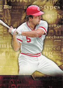 2015 Topps Baseball Archetypes Johnny Bench #A-16