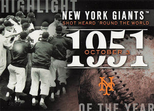 2015 Topps Highlight of the Year New York Giants Win the Pennant #H-7