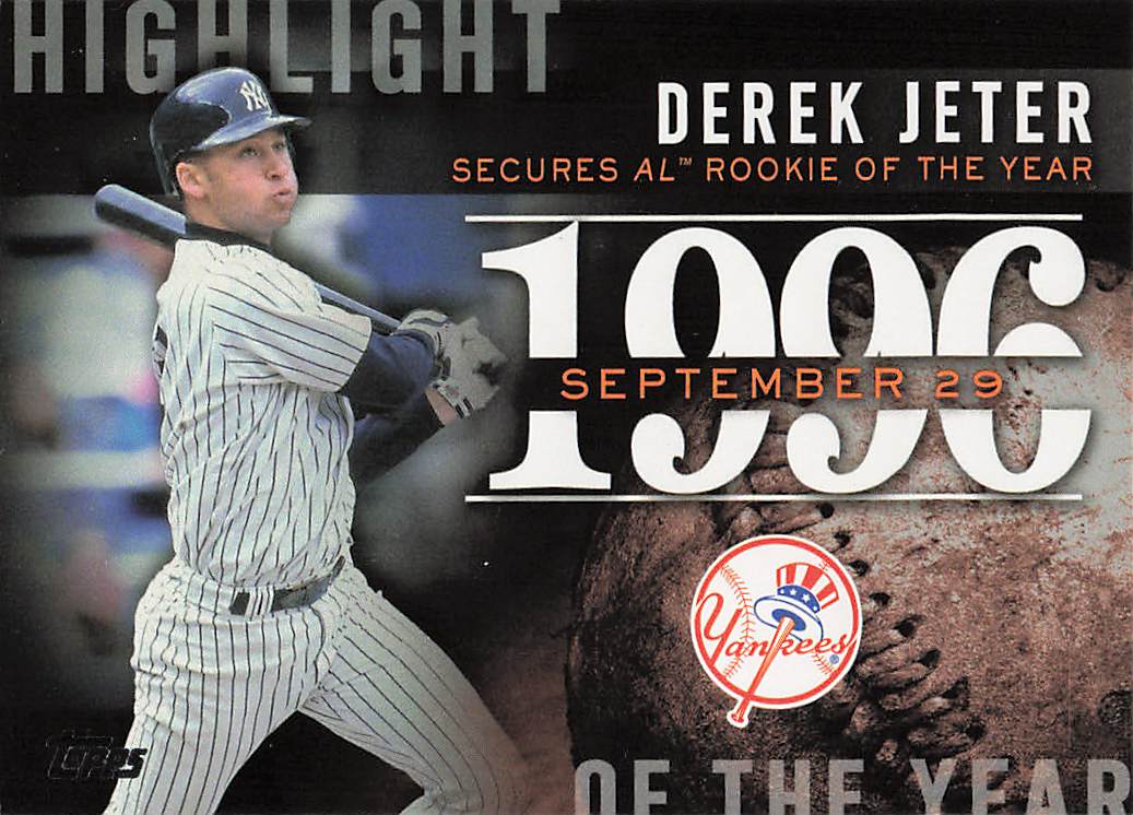 2015 Topps Highlight of the Year Derek Jeter #H-24