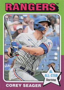 2024 Topps Heritage Corey Seager #400