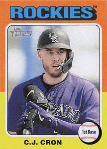 2024 Topps Heritage C.J. Cron #435