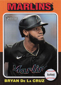 2024 Topps Heritage Bryan De La Cruz #483