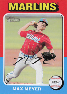 2024 Topps Heritage Max Meyer #492