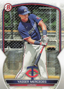 2023 Bowman Prospects Yasser Mercedes #BP-99